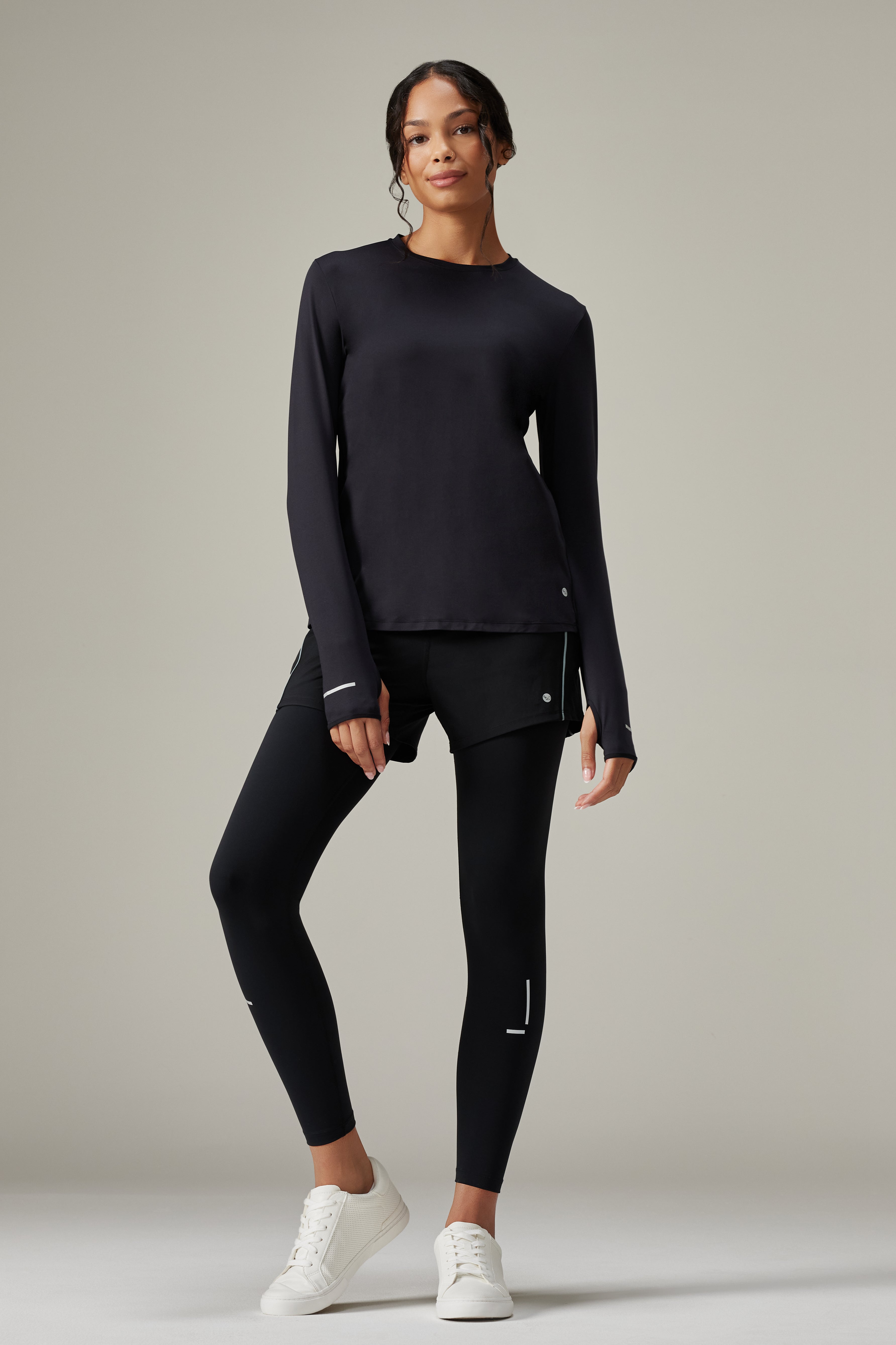 Logo Sports Leggings Under Shorts Tights Under Shorts Shorts With