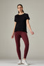 The Effortless Crewneck black Half Sleeve top– Encircled