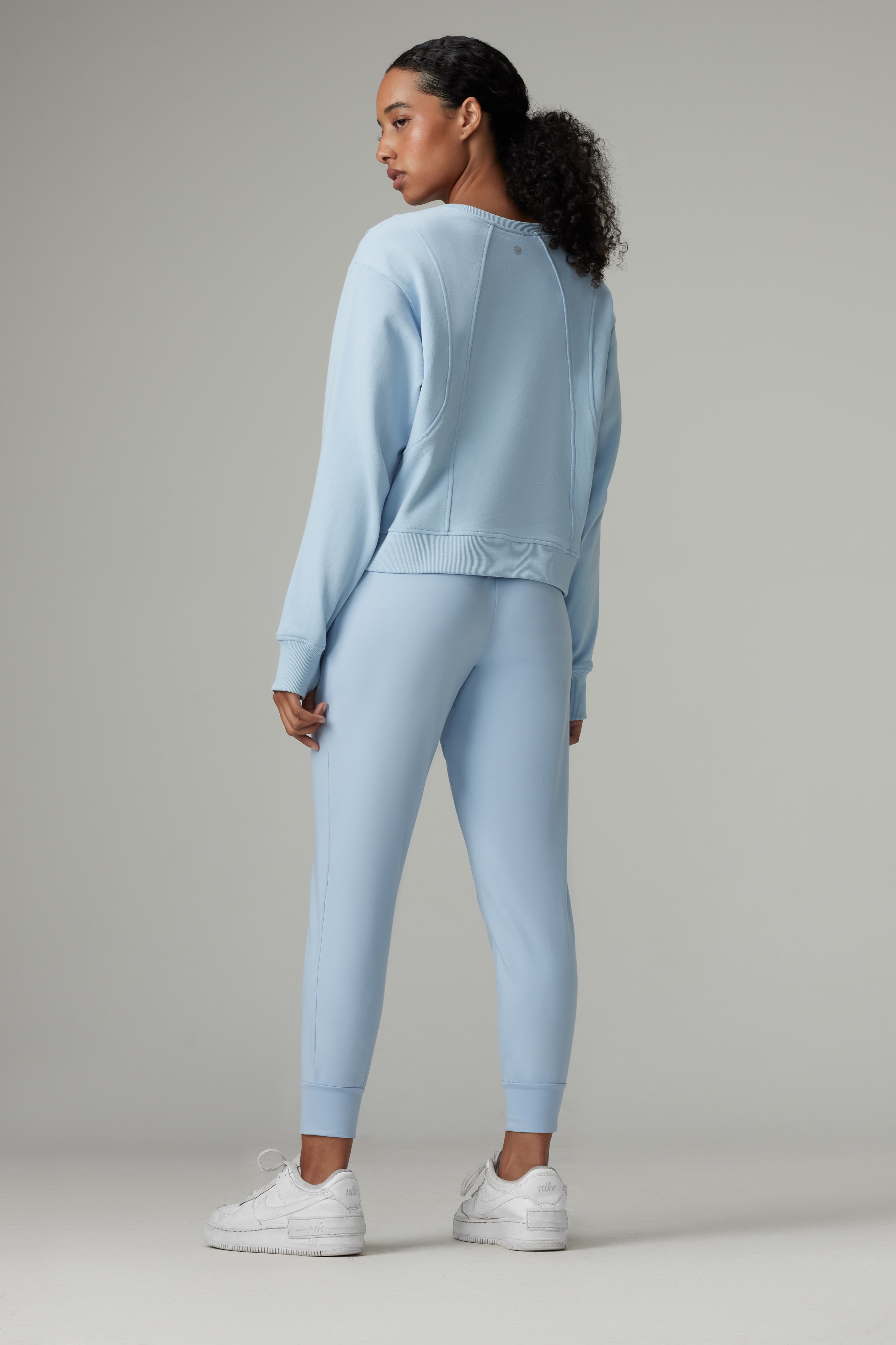 Seamed Cropped Sweatshirt
