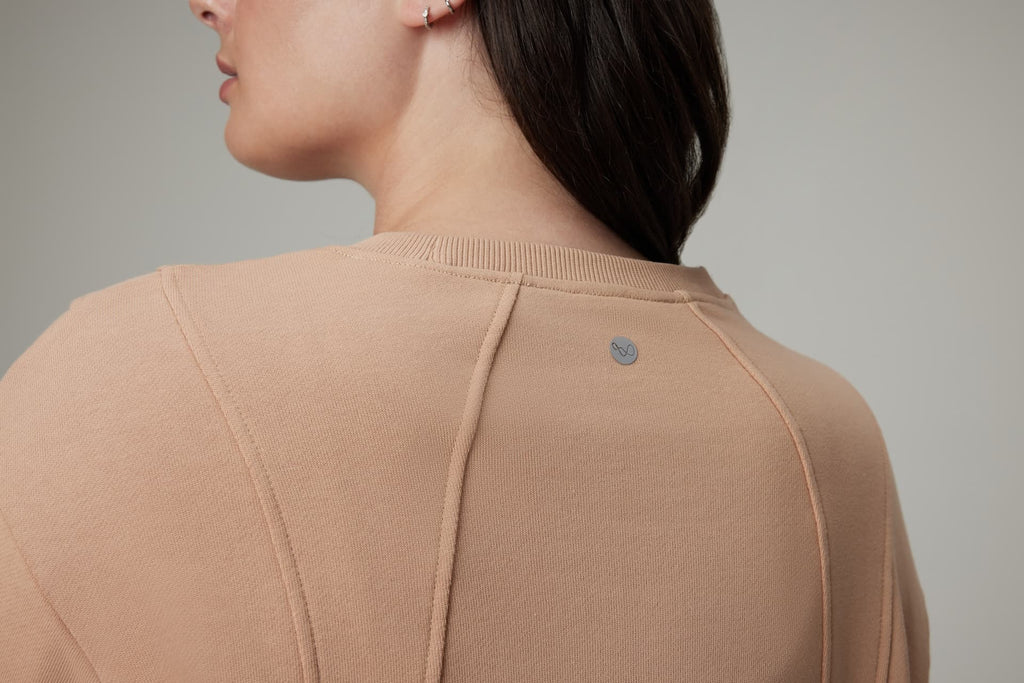 Seamed Cropped Sweatshirt