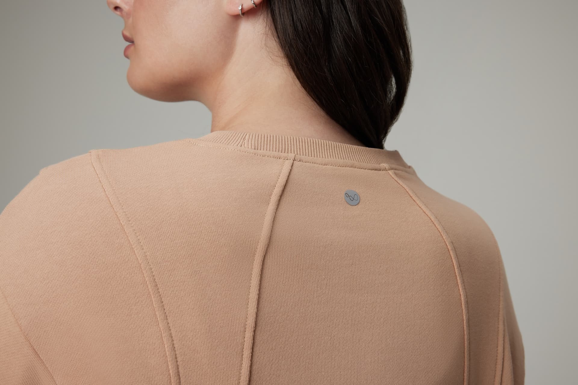 Seamed Cropped Sweatshirt