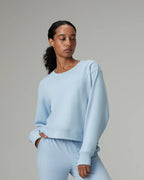 Seamed Cropped Sweatshirt