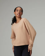 Seamed Cropped Sweatshirt