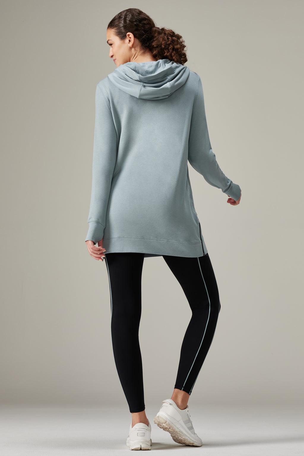 Women's Casual UltraSoft Hoodie Pullover Hooded Top Long Sleeve Sweatshirt with Pockets Size XS-XL-Lead color